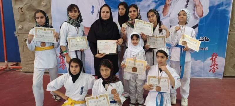 قهرمانی دختران کاراته کار جیرفتی